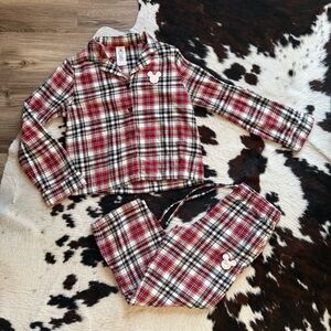 Disney Holiday Flannel Pajama Set